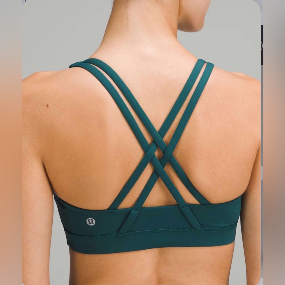 Lululemon Energy Sports Bra, Teal, Size 6, Like New, NWOT! - Picture 3 of 6